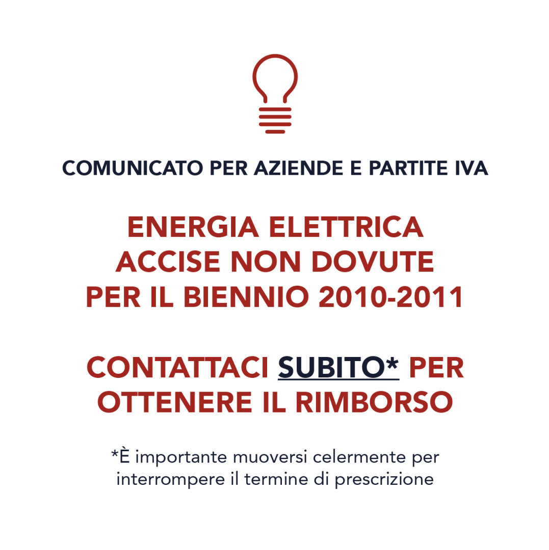 rimborso accise